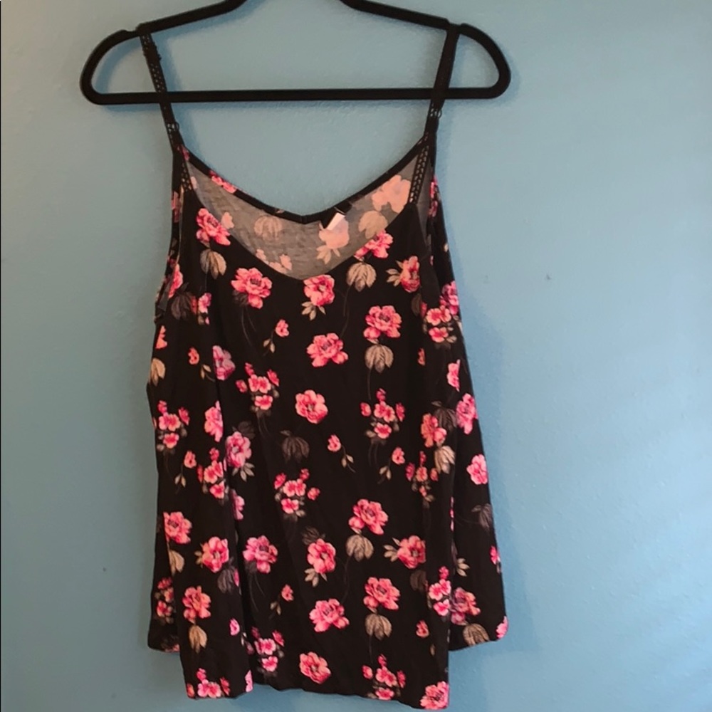 Floral tank top